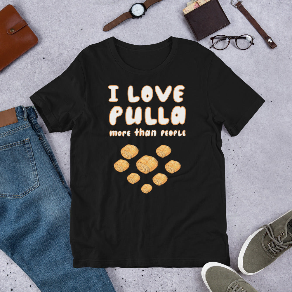 I Love Pulla ♥ Finnish Food T-Shirt - Finnish t-shirt from Very Finnish Problems