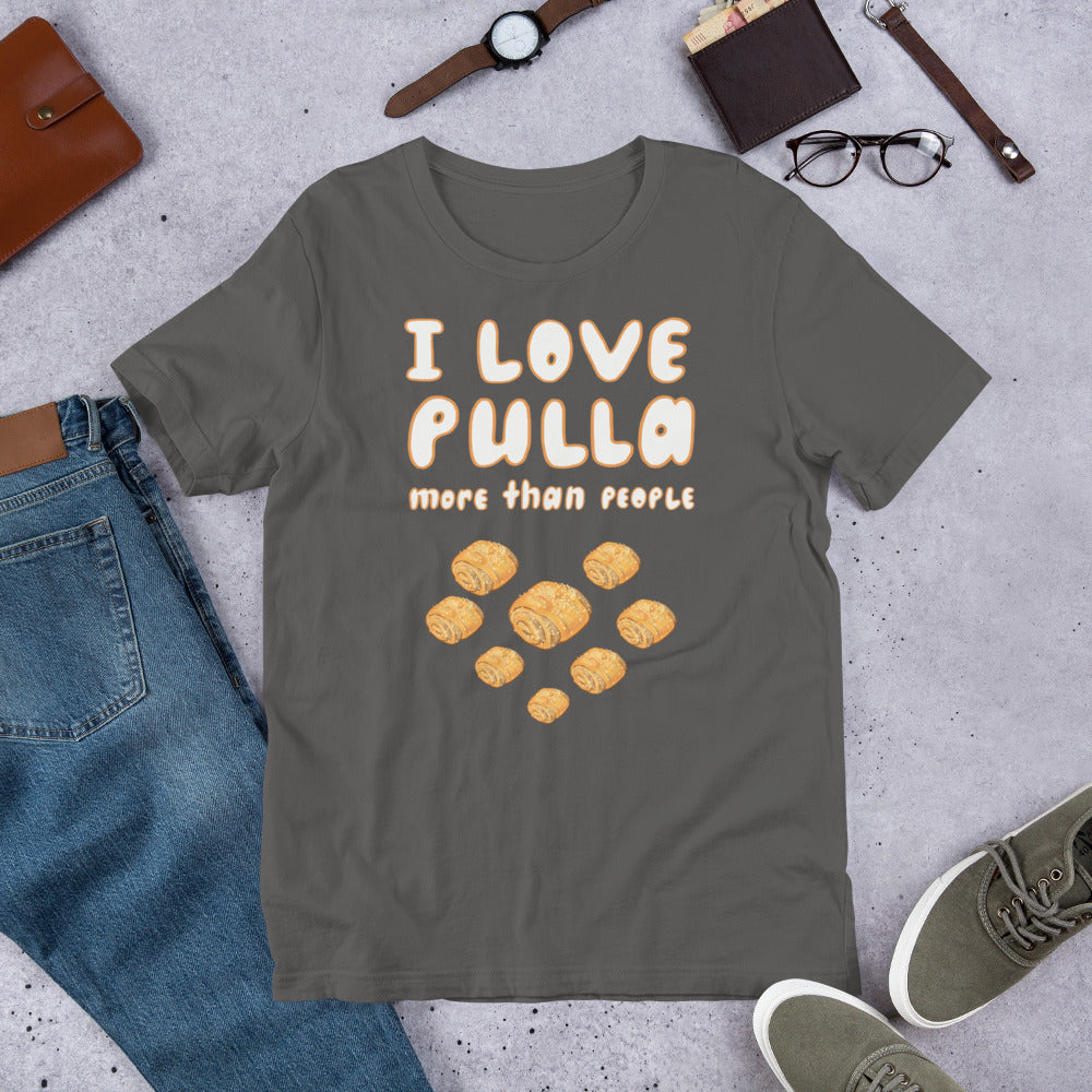 I Love Pulla ♥ Finnish Food T-Shirt - Finnish t-shirt from Very Finnish Problems