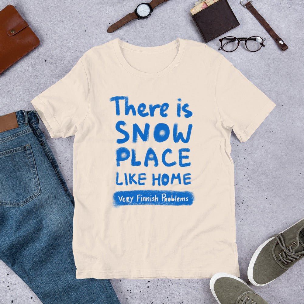 Snow Place Like Home Finnish Winter T-Shirt - Finnish t-shirt from Very Finnish Problems