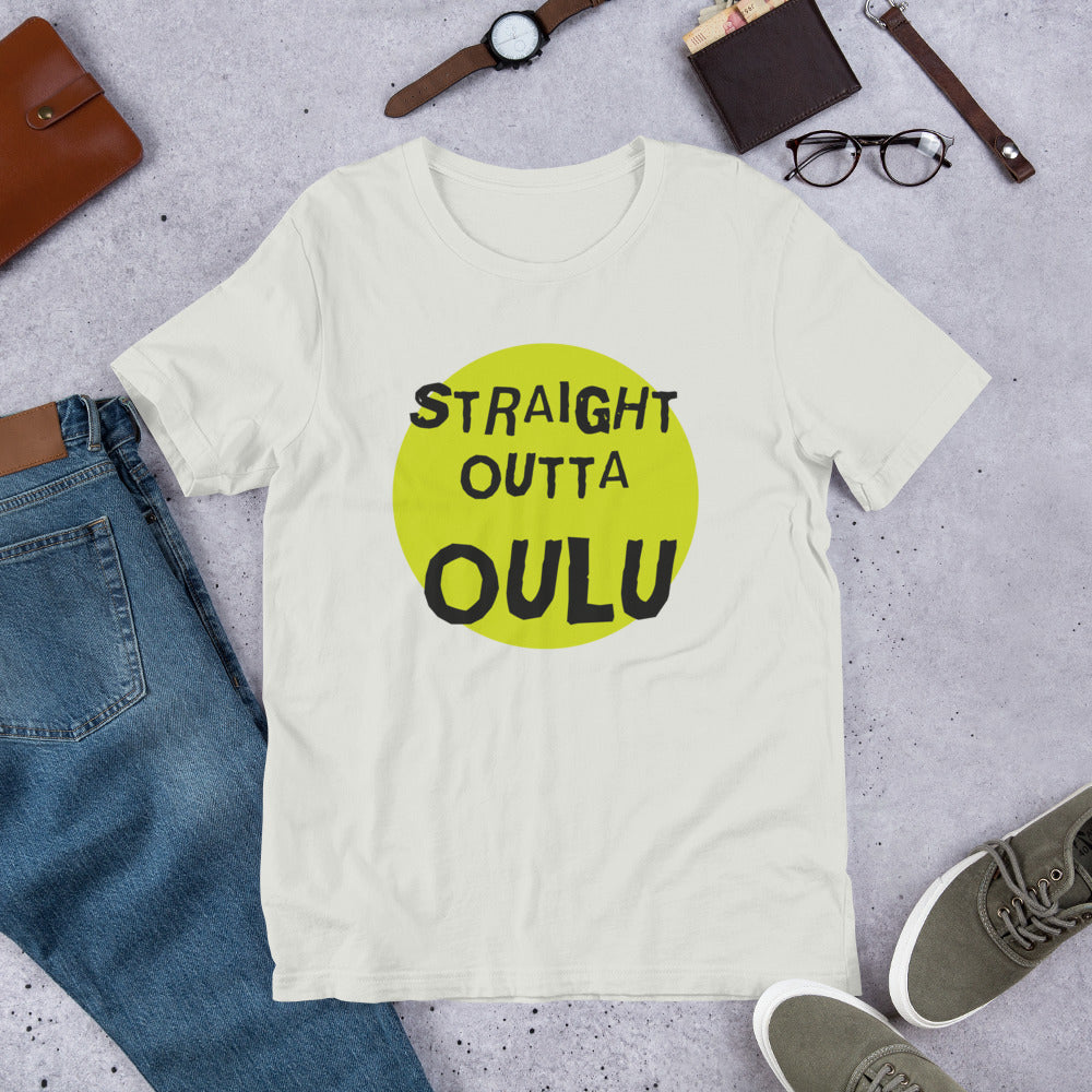 Straight Outta Oulu Finnish Culture T-Shirt - Finnish t-shirt from Very Finnish Problems