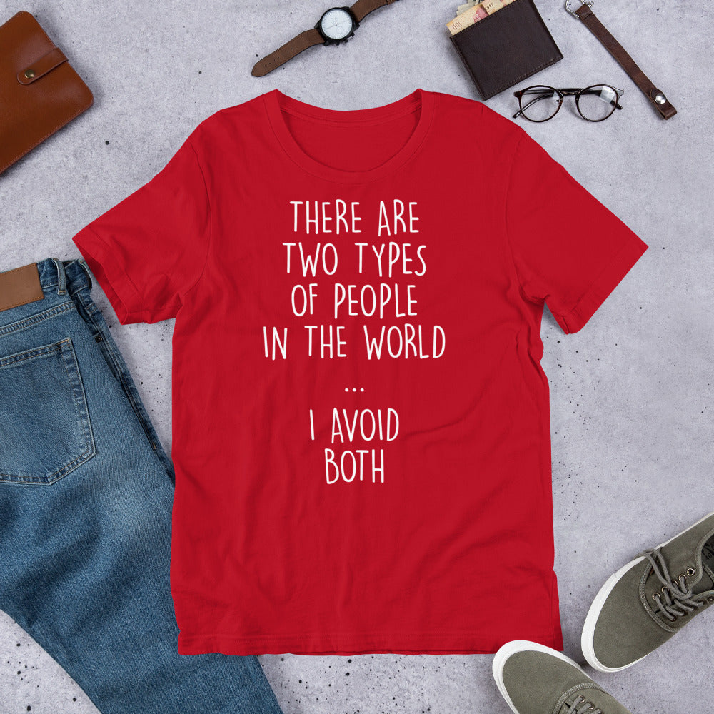 Two Types of People II Finnish Introvert T-Shirt - Finnish t-shirt from Very Finnish Problems