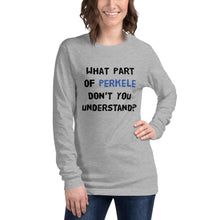 Load image into Gallery viewer, What part of perkele... Long Sleeve Tee
