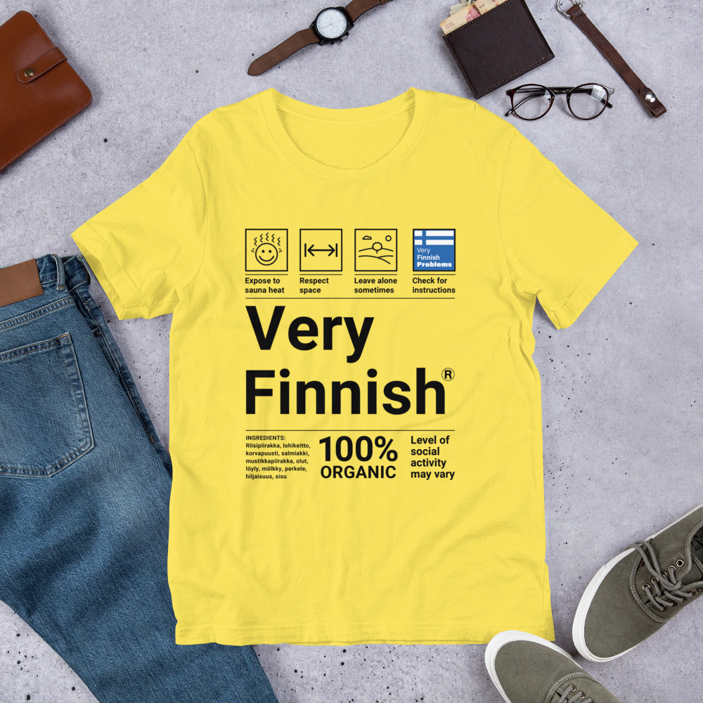 Very Finnish Service Manual Winter T-Shirt - Finnish t-shirt from Very Finnish Problems
