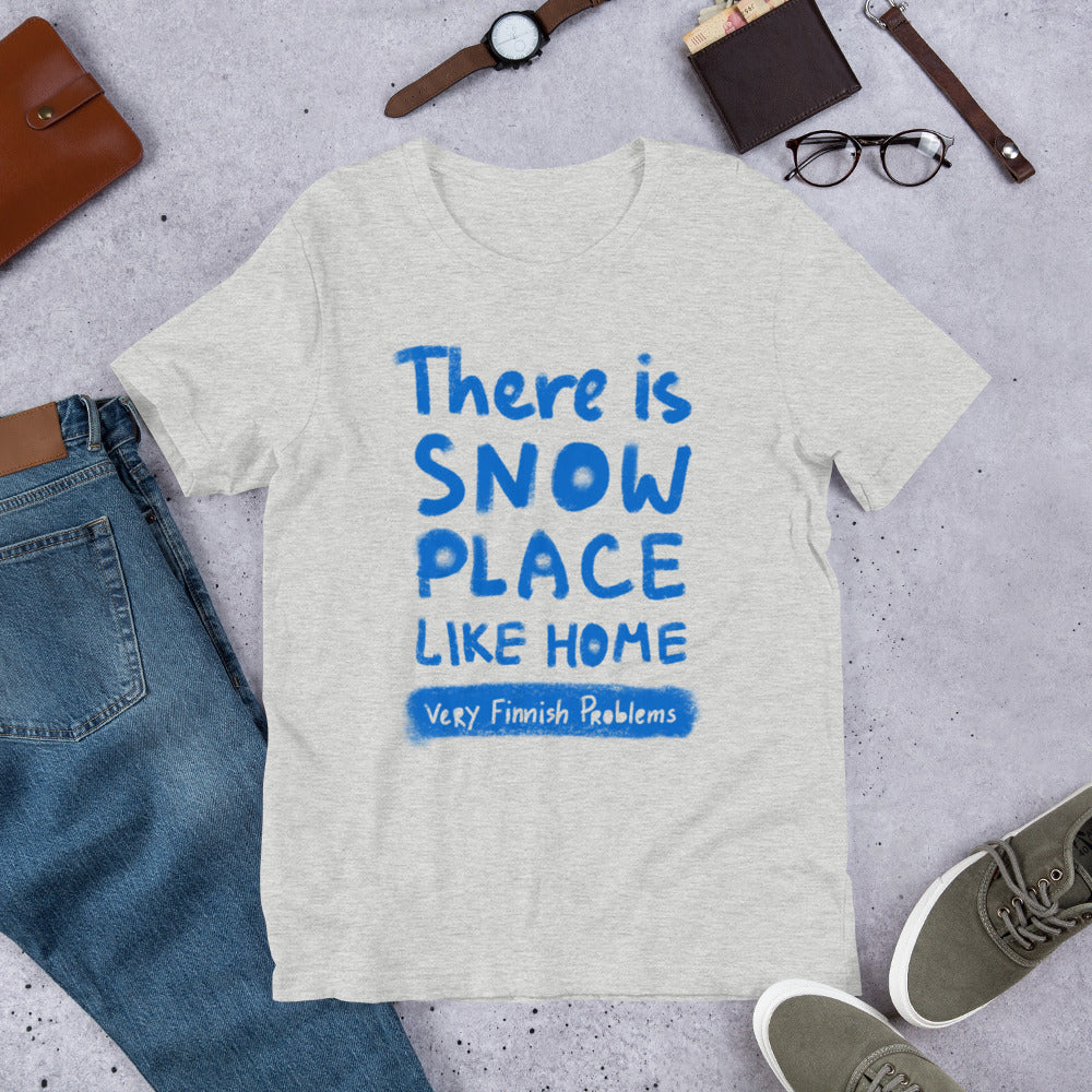 Snow Place Like Home Finnish Winter T-Shirt - alternate view - Very Finnish Problems