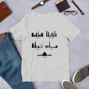 Helsinki Skyline Unisex T-Shirt