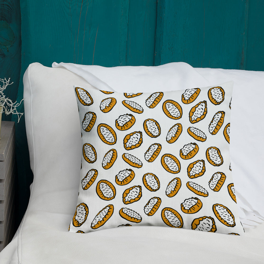 Karjalanpiirakka Finnish Food Pillow - Finnish pillow from Very Finnish Problems