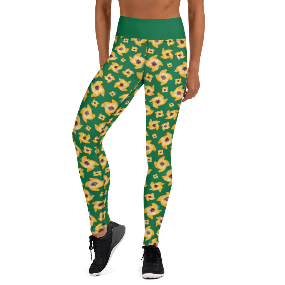 Joulutorttu Yoga Finnish Holiday Leggings - alternate view - Very Finnish Problems