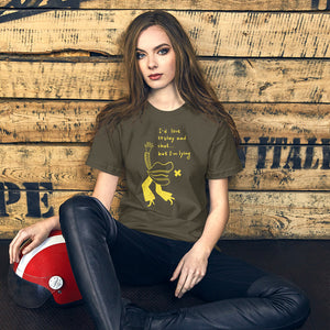 I would love to stay but... Unisex T-Shirt