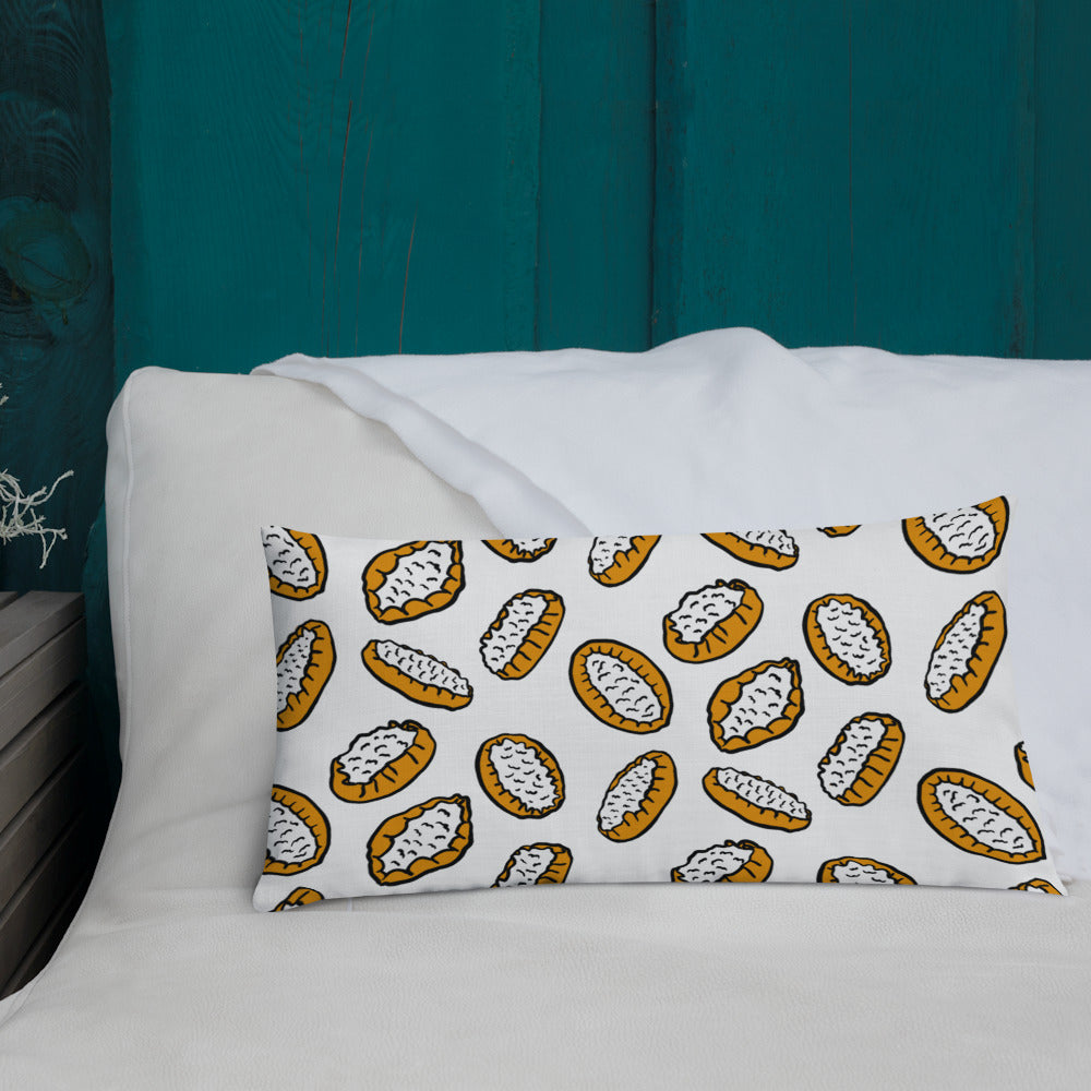 Karjalanpiirakka Finnish Food Pillow - Finnish pillow from Very Finnish Problems