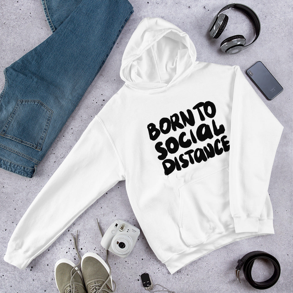 Born to Social Distance Finnish Introvert Hoodie - alternate view - Very Finnish Problems