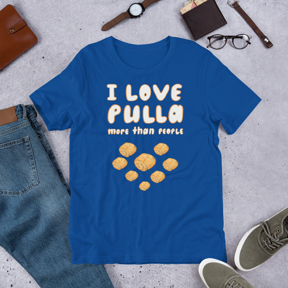 I Love Pulla ♥ Finnish Food T-Shirt - Finnish t-shirt from Very Finnish Problems
