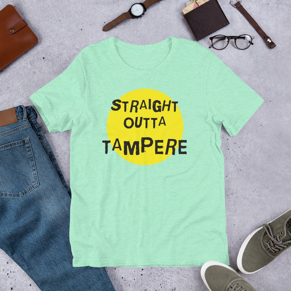 Straight Outta Tampere Finnish Culture T-Shirt - Finnish t-shirt from Very Finnish Problems