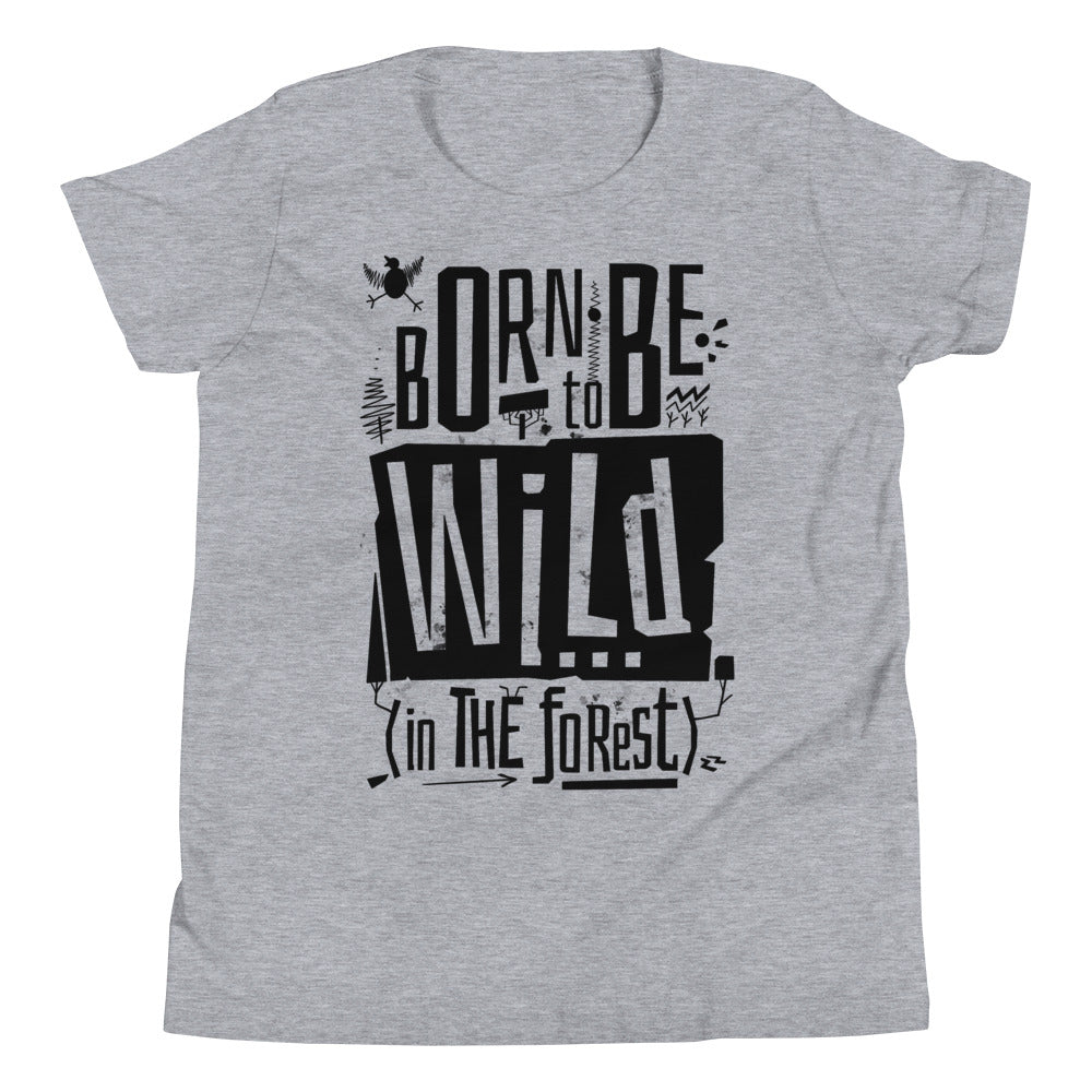 Born to be Wild Finnish Nature Youth T-Shirt - alternate view - Very Finnish Problems