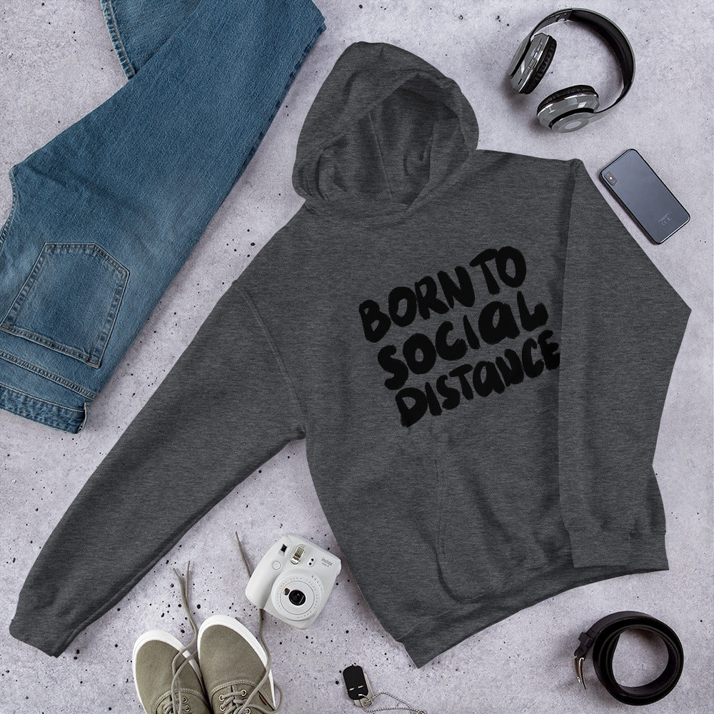Born to Social Distance Finnish Introvert Hoodie - Finnish hoodie from Very Finnish Problems