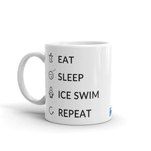 Load image into Gallery viewer, Eat Sleep Ice Swim Repeat Mug
