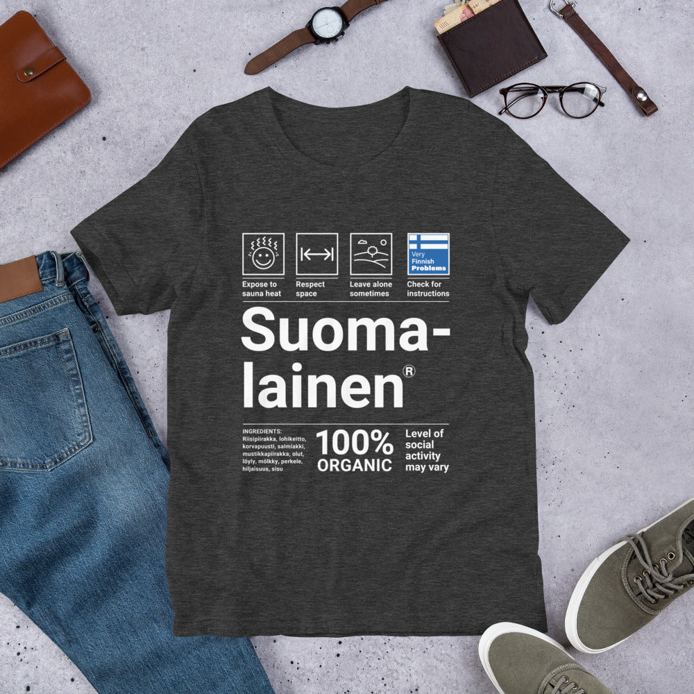 Suomalainen Service Manual Finnish Winter T-Shirt - Finnish t-shirt from Very Finnish Problems