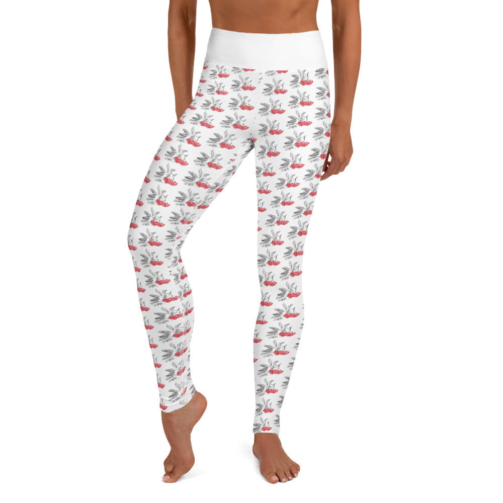 Beautiful Berries Yoga Finnish Nature Leggings - alternate view - Very Finnish Problems
