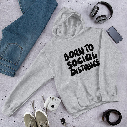 Born to Social Distance Finnish Introvert Hoodie - Very Finnish Problems official hoodie
