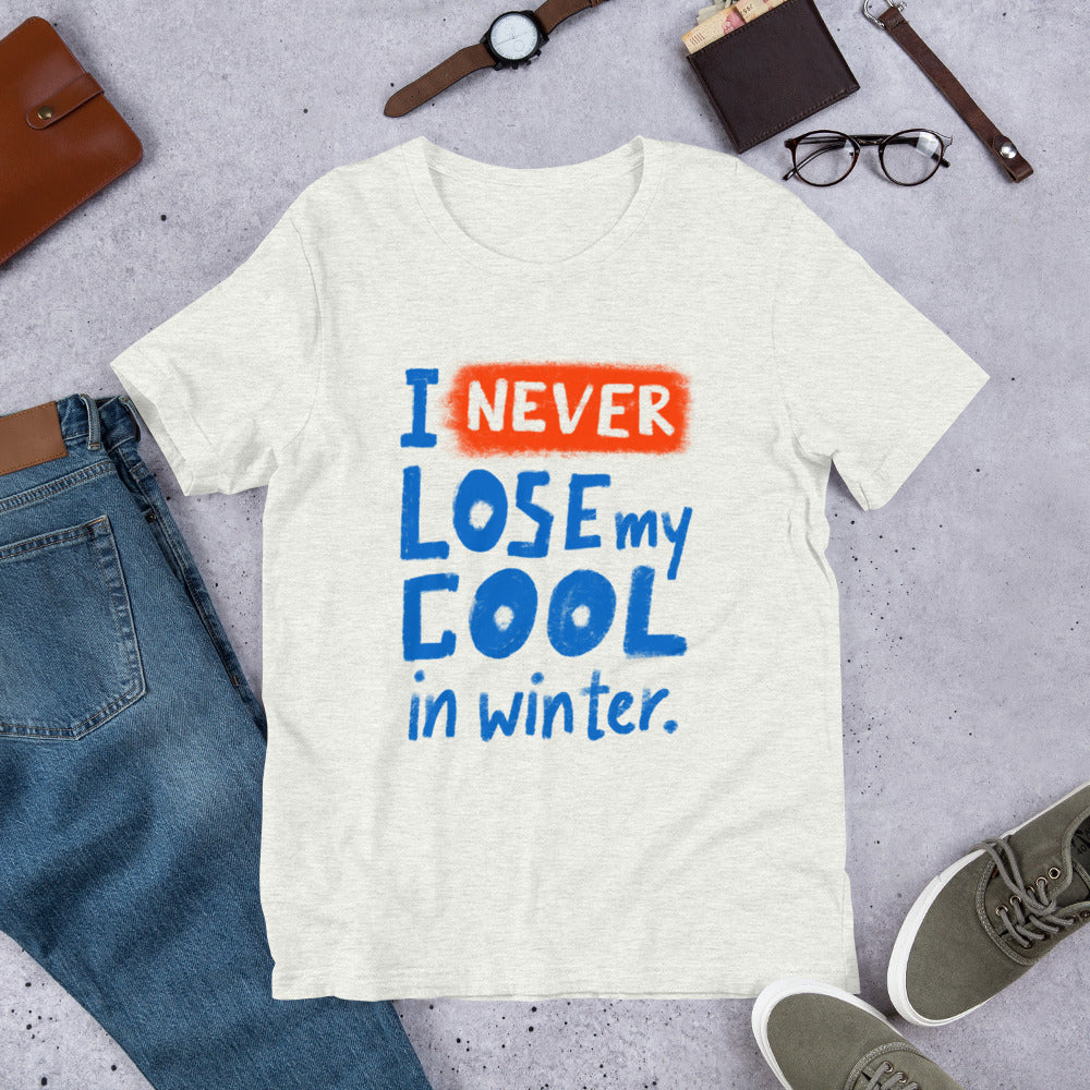 Never Lose My Cool Finnish Winter T-Shirt - Finnish t-shirt from Very Finnish Problems