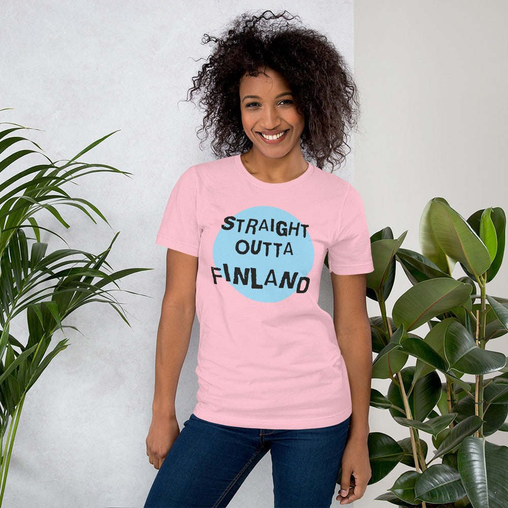 Straight Outta Finland Finnish Culture T-Shirt - alternate view - Very Finnish Problems