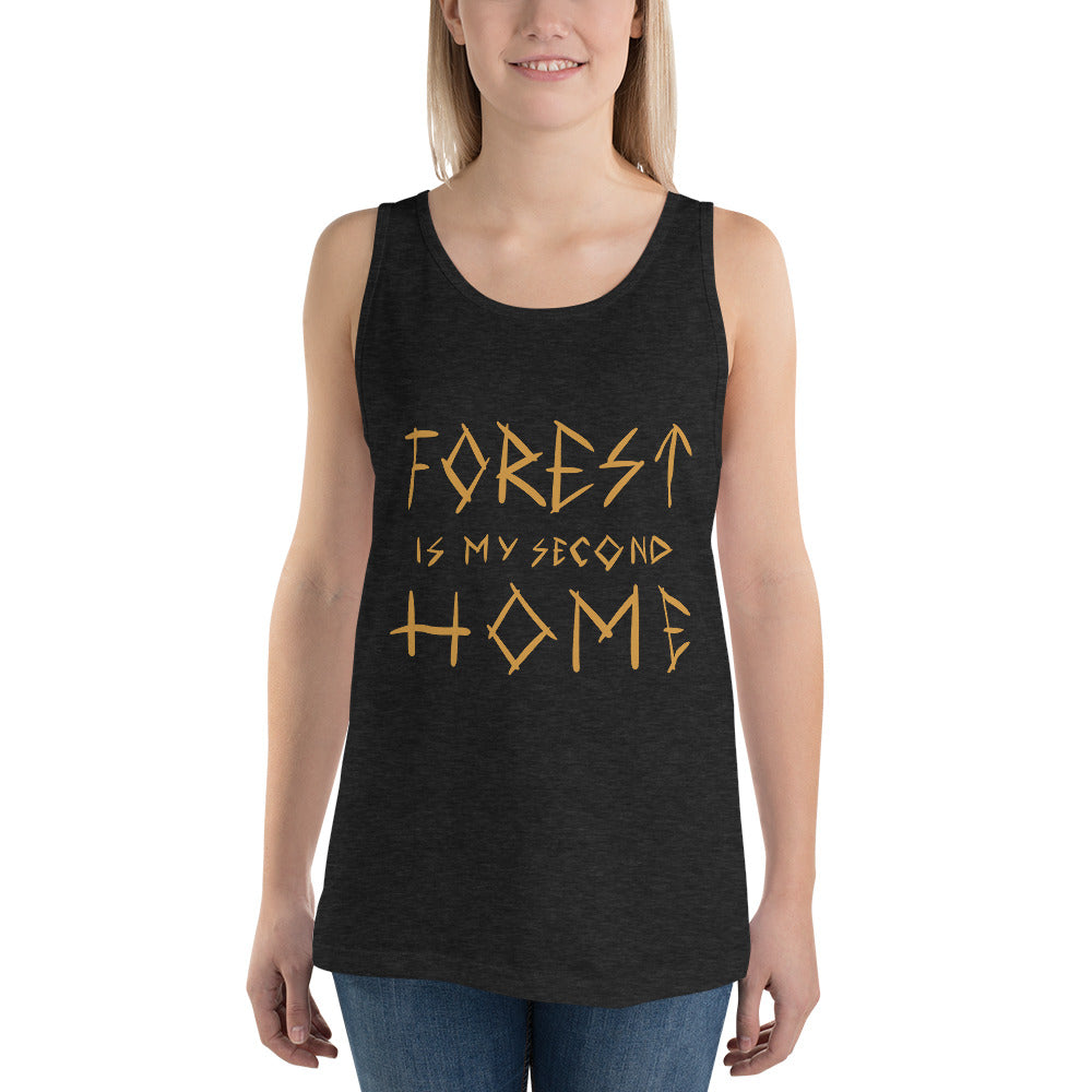 Forest is My Second Home Tank Top Finnish T-Shirt - Very Finnish Problems official t-shirt