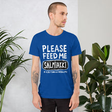 Load image into Gallery viewer, Feed Me Salmiakki Unisex T-Shirt
