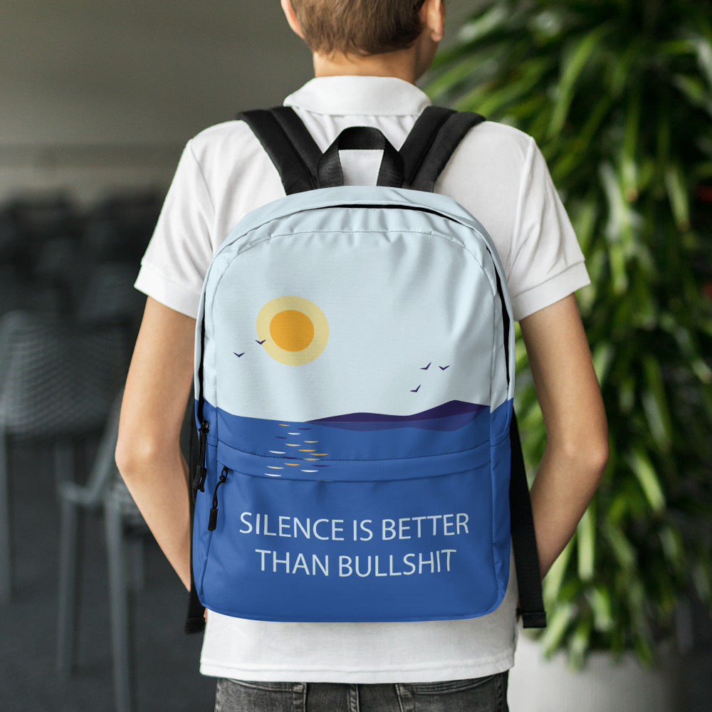 Silence is Better Backpack Finnish Tote Bag - Very Finnish Problems official tote bag