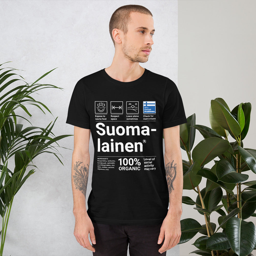 Suomalainen Service Manual Finnish Winter T-Shirt - Finnish t-shirt from Very Finnish Problems