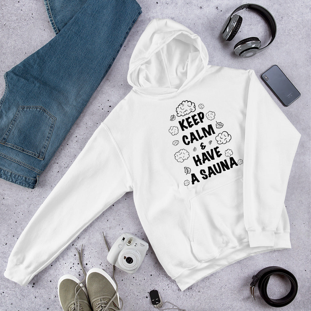 Keep Calm Finnish Sauna Hoodie - Finnish hoodie from Very Finnish Problems