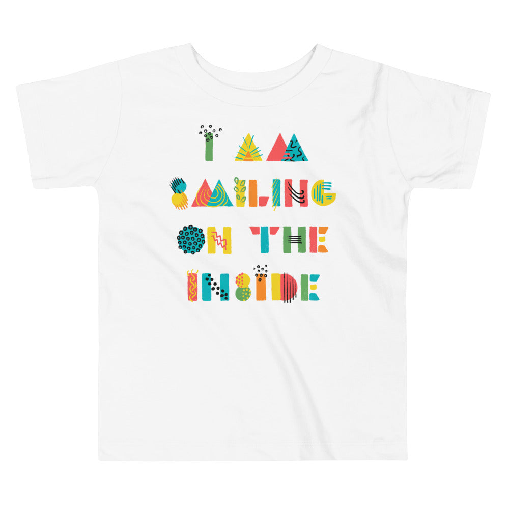 I'm Smiling On The Inside Finnish Toddler Tee - alternate view - Very Finnish Problems