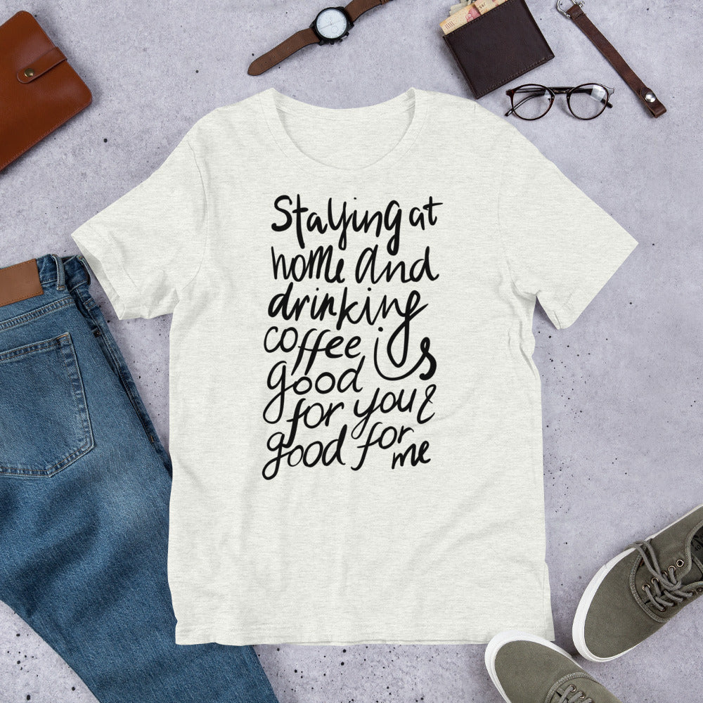 Coffee is good for you + me Finnish T-Shirt - Finnish t-shirt from Very Finnish Problems