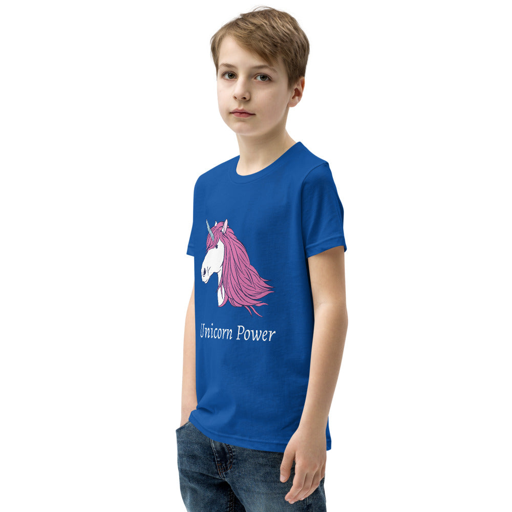 Unicorn Power Finnish Humour Youth T-Shirt - Finnish youth t-shirt from Very Finnish Problems