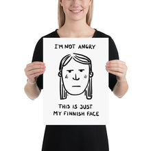 Load image into Gallery viewer, Finnish Face Female Poster
