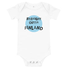 Load image into Gallery viewer, Straight outta Finland Baby Bodysuit
