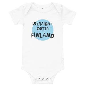 Straight outta Finland Baby Bodysuit