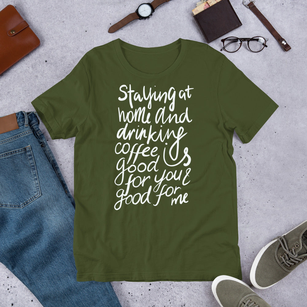 Coffee is good for you + me Finnish T-Shirt - Finnish t-shirt from Very Finnish Problems