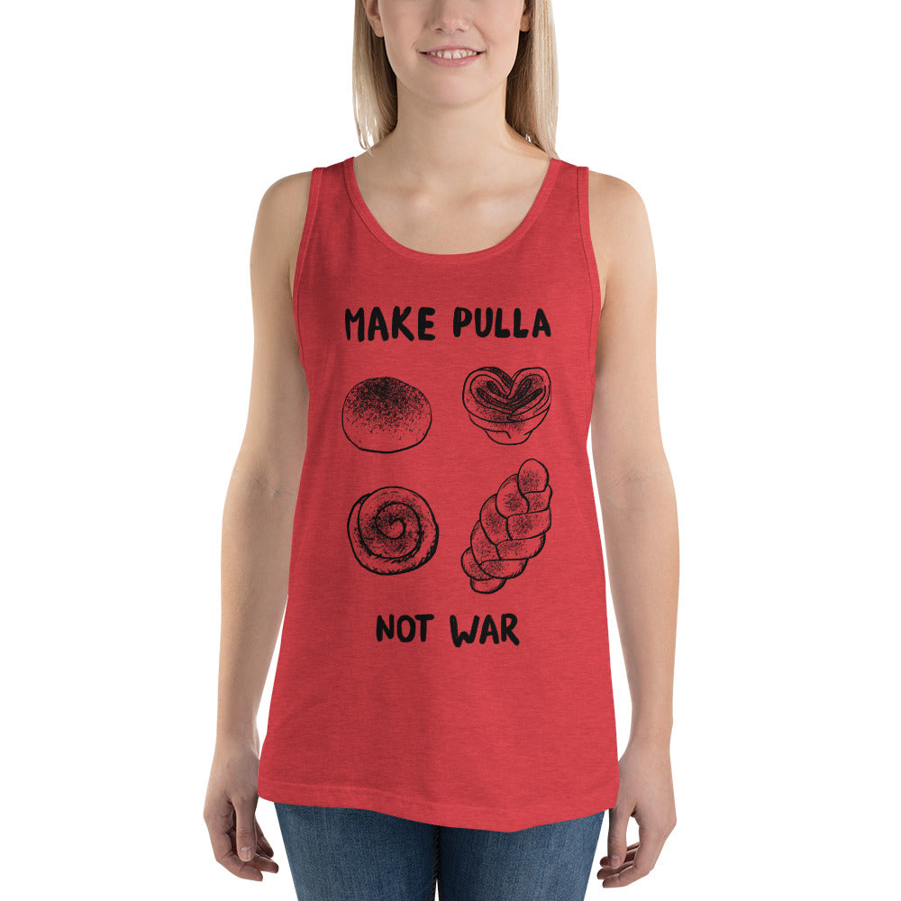 Make Pull Not War Tank Top Finnish Food T-Shirt - Finnish t-shirt from Very Finnish Problems