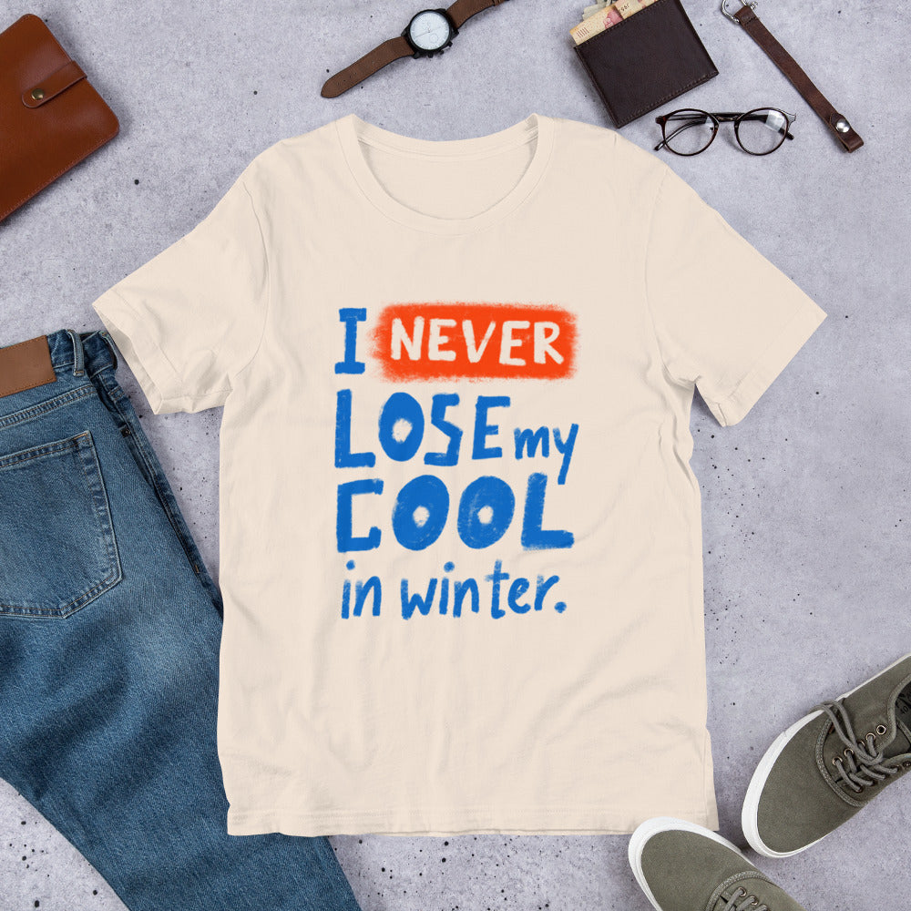 Never Lose My Cool Finnish Winter T-Shirt - Finnish t-shirt from Very Finnish Problems