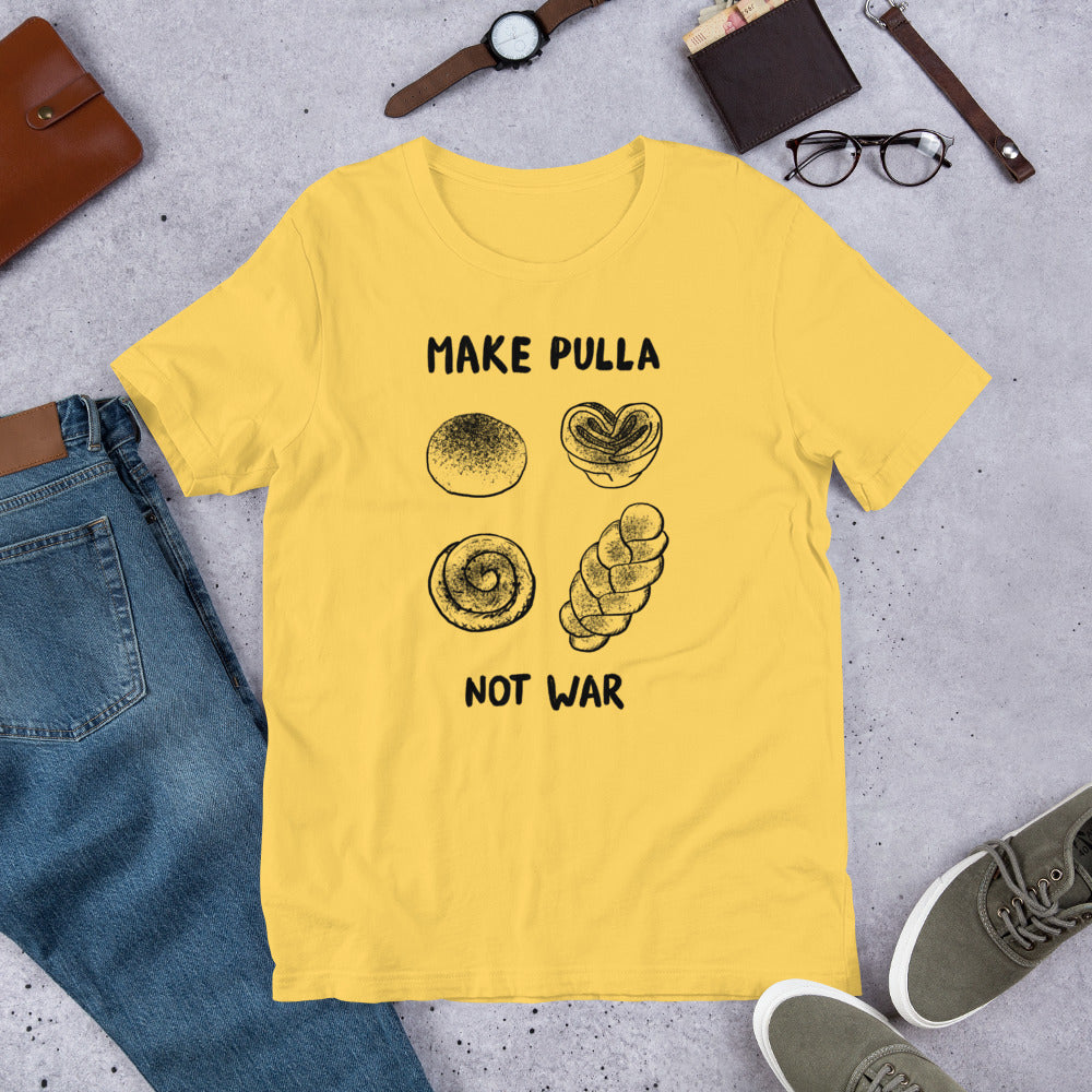 Make Pulla, Not War Finnish Food T-Shirt - alternate view - Very Finnish Problems