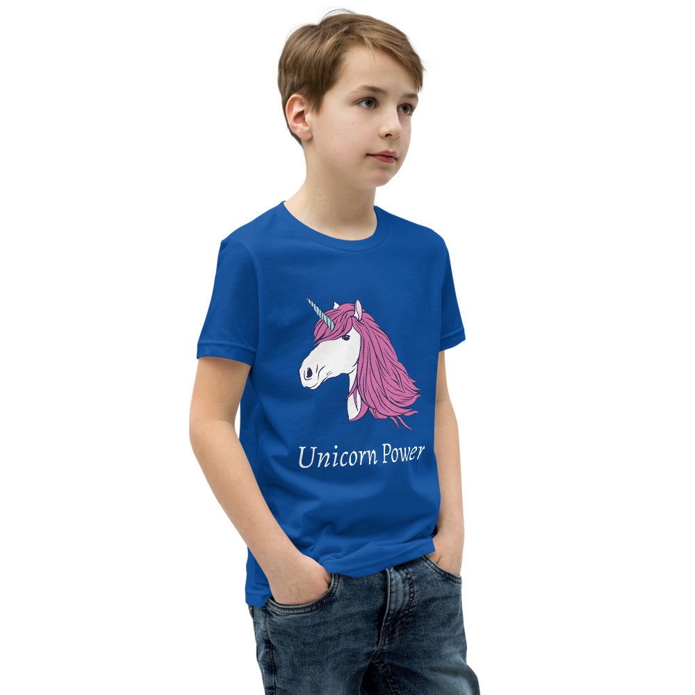 Unicorn Power Finnish Humour Youth T-Shirt - Finnish youth t-shirt from Very Finnish Problems