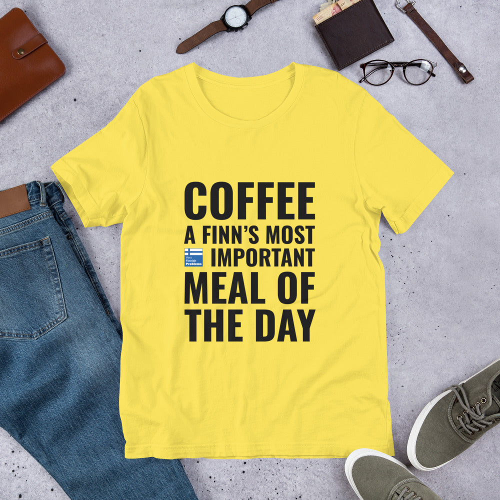 Coffee Meal of the Day Finnish Lifestyle T-Shirt - Finnish t-shirt from Very Finnish Problems