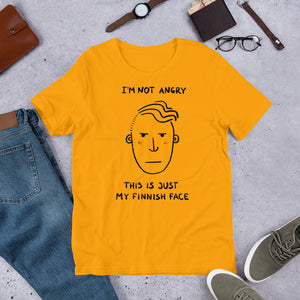 Finnish Face Male Unisex T-Shirt
