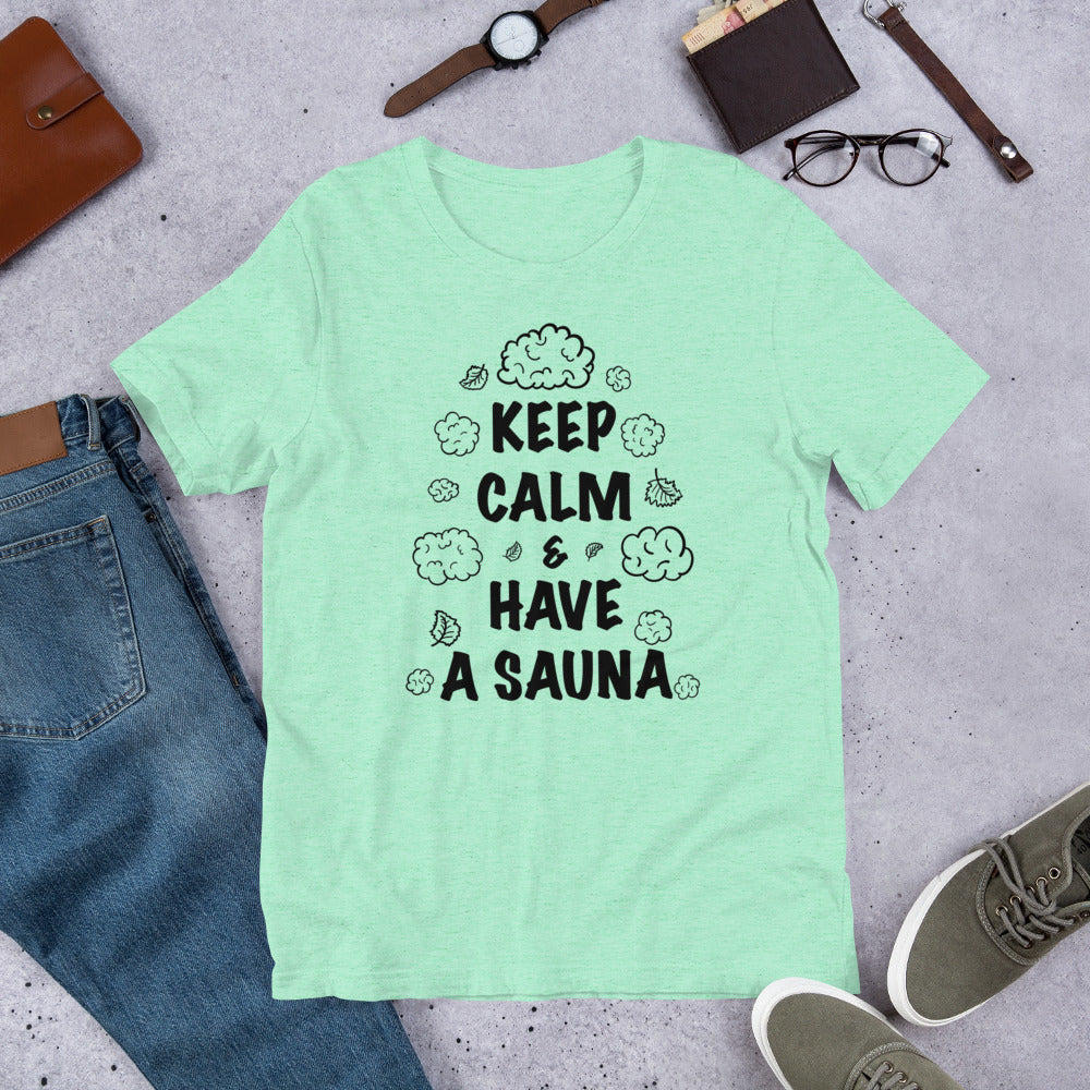 Keep Calm Finnish Sauna T-Shirt - Finnish t-shirt from Very Finnish Problems