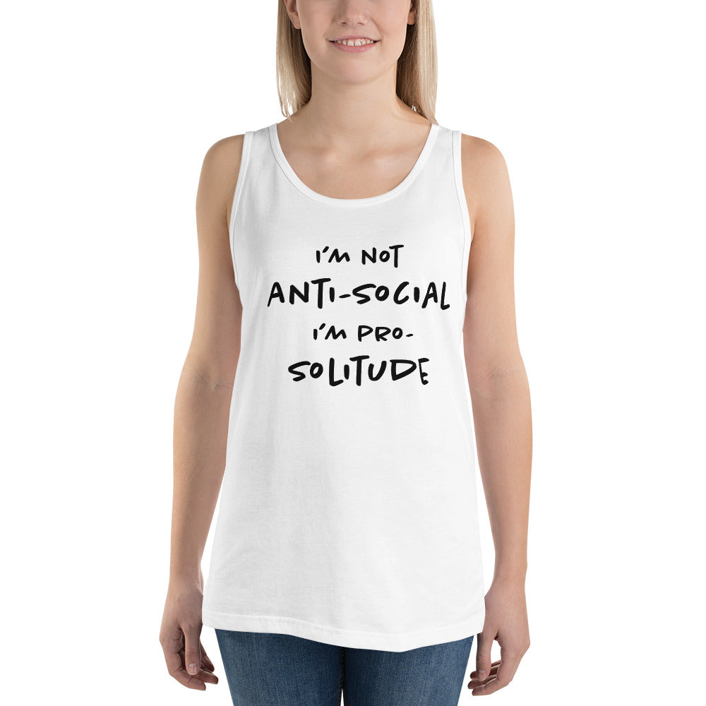 Pro-Solitude Tank Top Finnish Introvert T-Shirt - alternate view - Very Finnish Problems