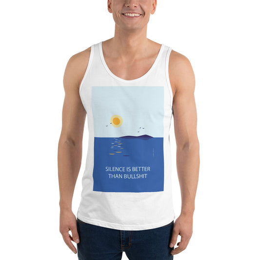 Silence is Better Tank Top Finnish T-Shirt - Very Finnish Problems official t-shirt
