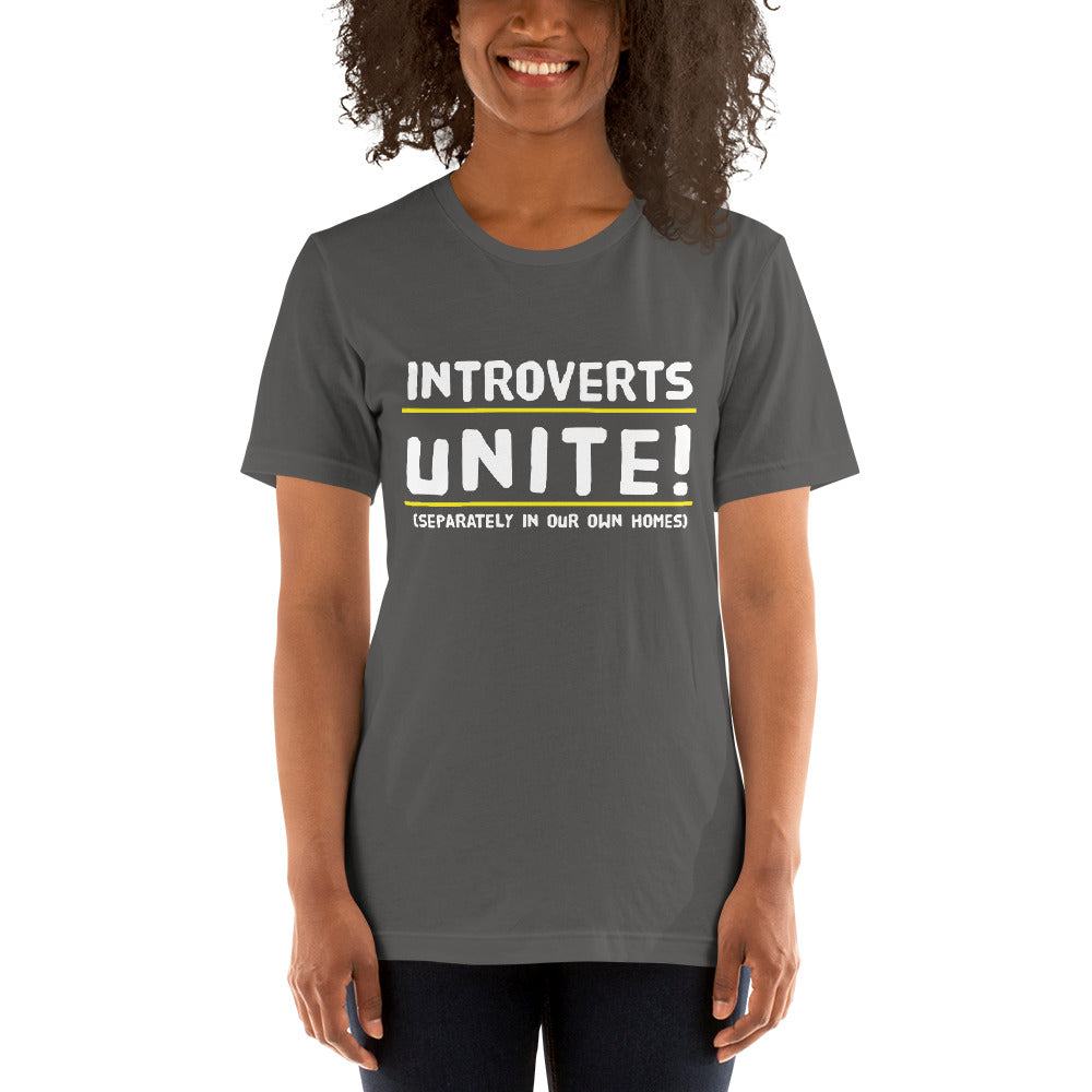 Introverts Unite Finnish Introvert T-Shirt - alternate view - Very Finnish Problems