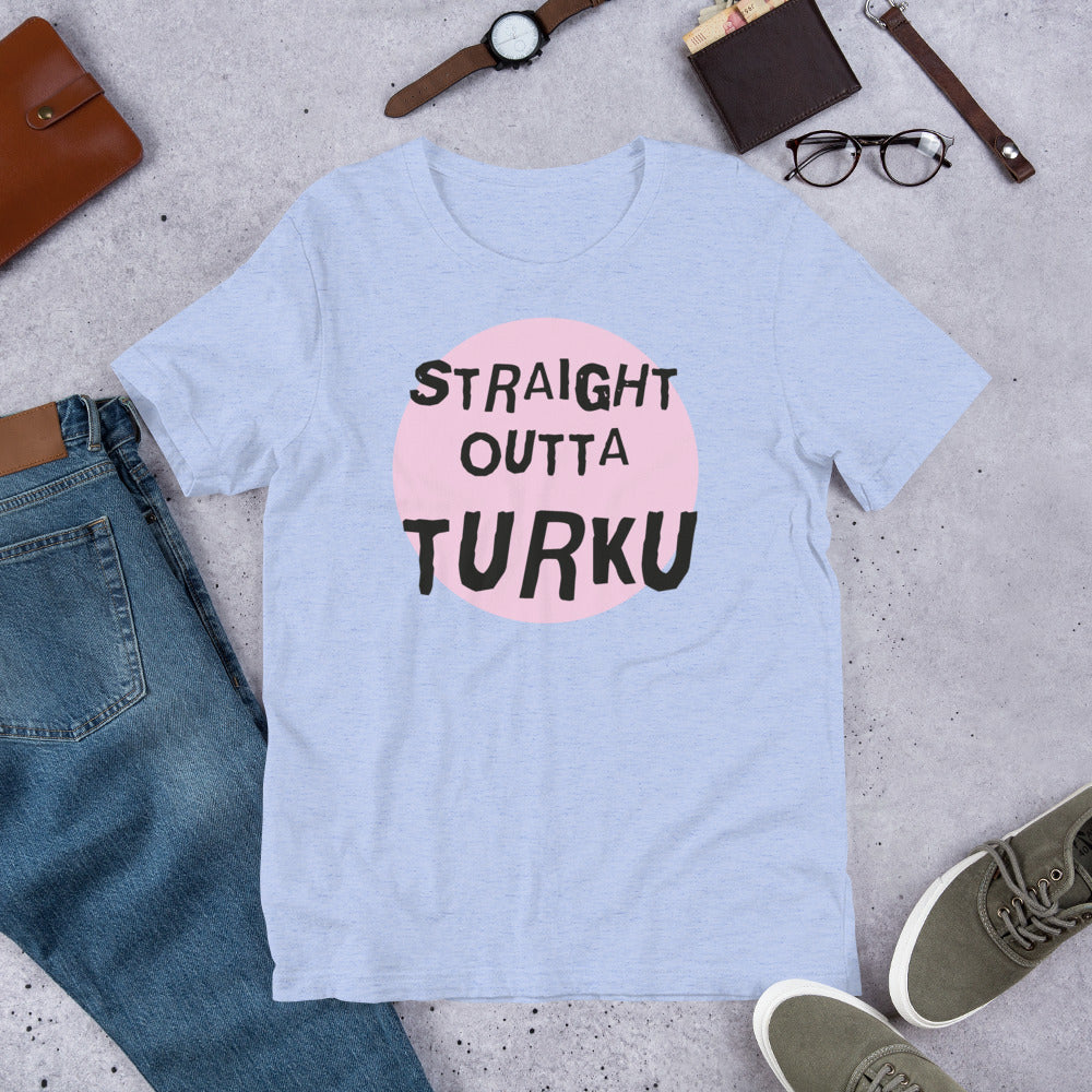Straight Outta Turku Finnish Culture T-Shirt - Finnish t-shirt from Very Finnish Problems