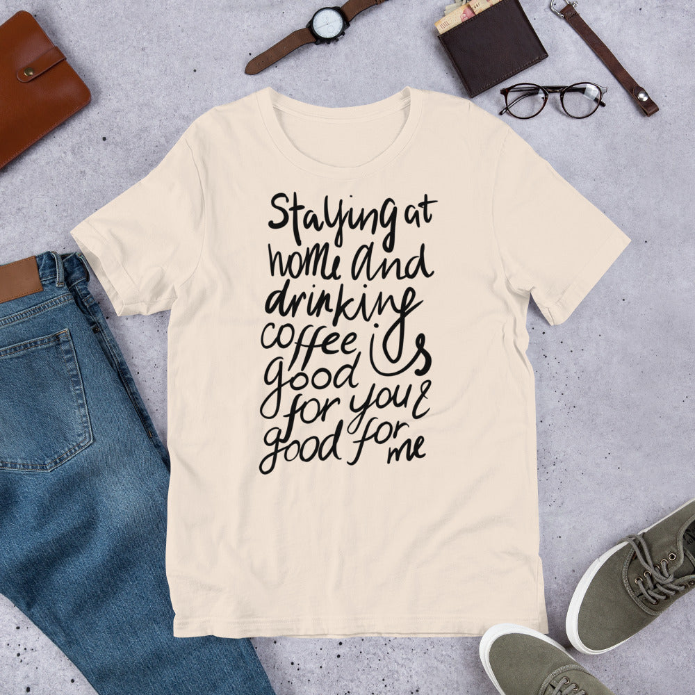 Coffee is good for you + me Finnish T-Shirt - Finnish t-shirt from Very Finnish Problems