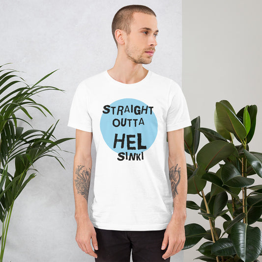 Straight Outta Hel II Finnish Helsinki T-Shirt - Very Finnish Problems official t-shirt