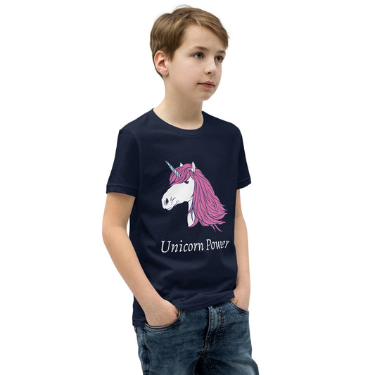 Unicorn Power Finnish Humour Youth T-Shirt - alternate view - Very Finnish Problems